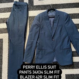 Perry Ellis suit